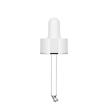 Cuentagotas Sky blanco y plata brillante para Frasco Sky 15 ml