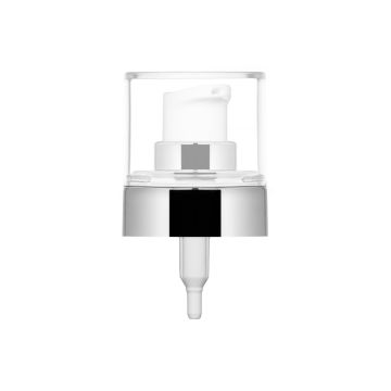 Pompa Crema Ice 20/400 metallizzato argento lucido + cover PP