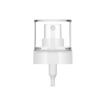 Pompe Spray Ice 20/400 blanc brillant + capuchon PETG transparent