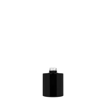 Flacon Heavy 30 ml 20/400 verre noir brillant opaque