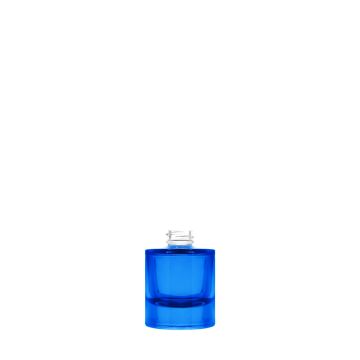 Frasco Heavy 30 ml 20/400 vidrio pintado azul semitransparente 