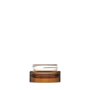 Pot Luxe 15 ml 45/400 verre verni ambre brillant semi-transparent