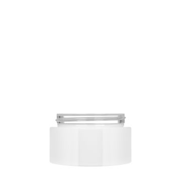 Tarro Luxe 50 ml 60/400 vidrio pintado blanco brillante cubriente