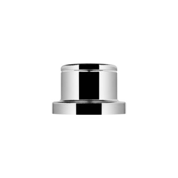 Niedrige Gradino Hülse FEA 15 Silber glänzend (Höhe 14,7 mm)