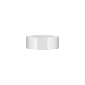 Tapa Luxe 5 ml PP blanco brillante