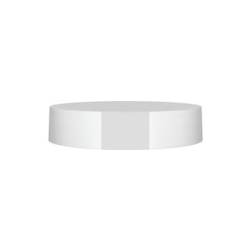 Couvercle Pure 50 ml PP blanc brillant 