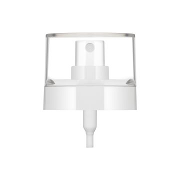 Pompe spray Snow 20/400 blanche brillante + capuchon Styrolux transparent 