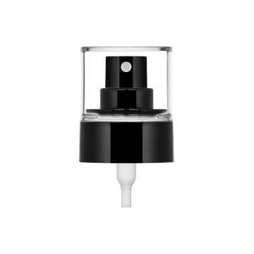 Bomba de spray Ice 24/410 negro brillante + tapón Styrolux transparente