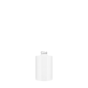 Flacon Heavy 50 ml 20/400 verre verni blanc brillant opaque