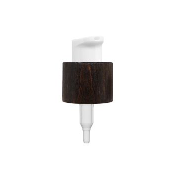 Pompe Crème Rewood 20/400 bois wengè + distributeur blanc brillant