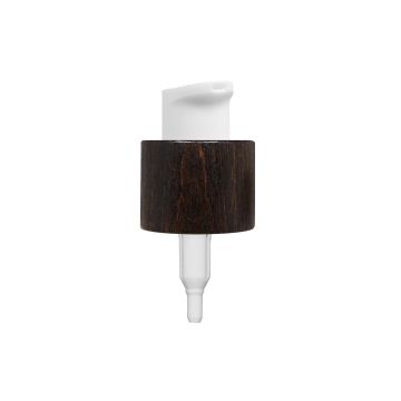 Pompe Crème Rewood 20/400 bois wengè + distributeur blanc satinato