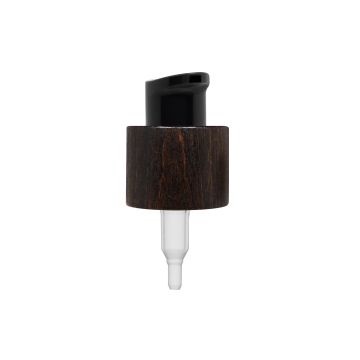 Pompe Crème Rewood 20/400 bois wengè + distributeur noir brillant
