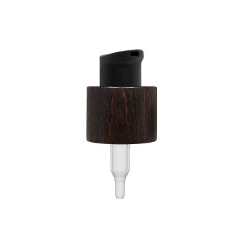 Pompe Crème Rewood 20/400 bois wengè + distributeur noir satinato