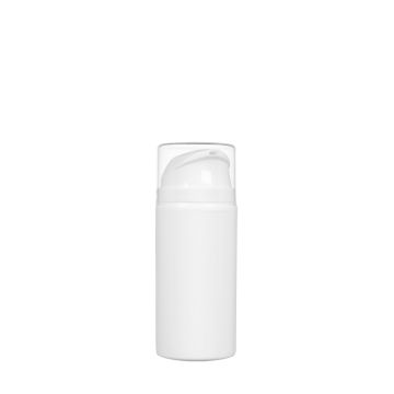 Flacone airless 100 ml plastica bianco lucido