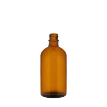 Essential Flasche 100 ml bernsteinfarben Glas 