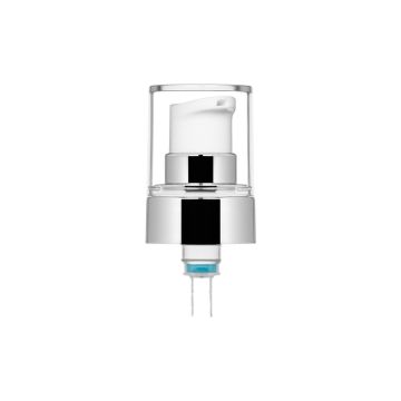 Bomba de crema Sky 20/400 metalizada plata brillante + tapón PETG transparente