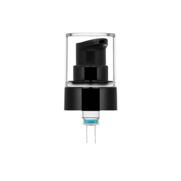 Pompe Crème Sky 20/400 noir brillant + capuchon PETG transparent