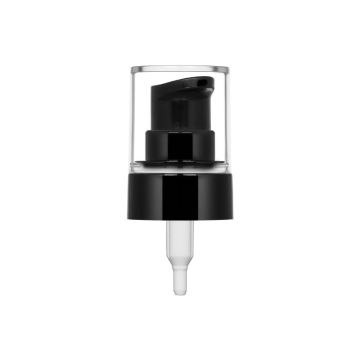Sky Cremepumpe 20/400 schwarze glänzend + Abdeckung PETG transparent