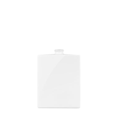 Flacon Viktor 100 ml FEA 15 verre verni blanc brillant opaque