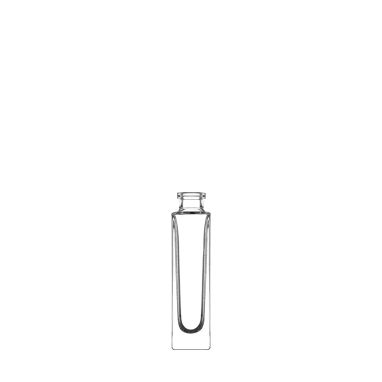 Flacon Vip Square 5 ml FEA 13 verre transparent