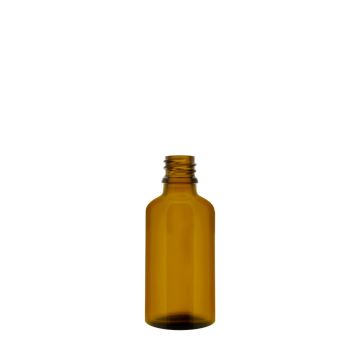 New Essential Flasche 50 ml bernsteinfarben Glas