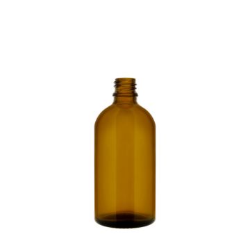 New Essential Flasche 100 ml bernsteinfarben Glas