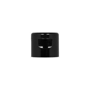 Glossy Black Flip Top Cap 20/410