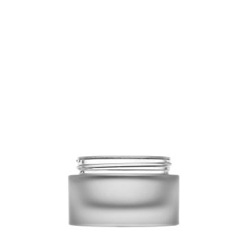 Pot Luxe 50 ml 60/400 verre dépoli