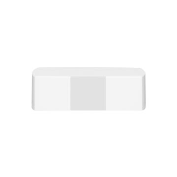 Square 15 ml White ABS Cap