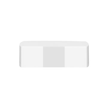 Square 30 ml White ABS Cap