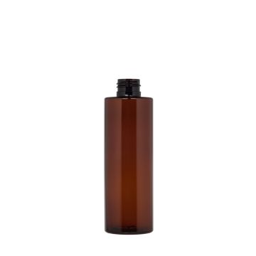 New Pure Flasche 200 ml 24/410 PCR-PET halbtransparenter Bernstein