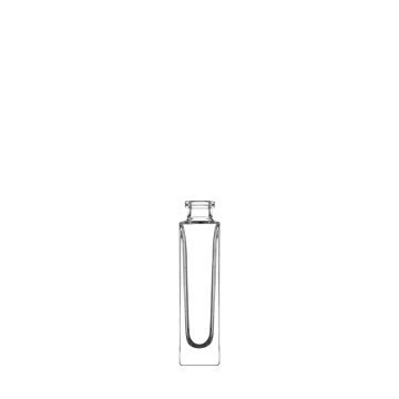 Flacon Vip Square 5 ml FEA 13 verre transparent