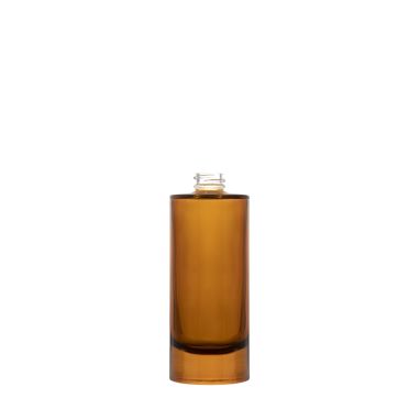 Flacon Heavy 100 ml 20/400 verre verni ambré semi-transparent