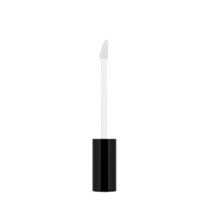 Madame black glossy lip gloss cap - white glossy stick POM
