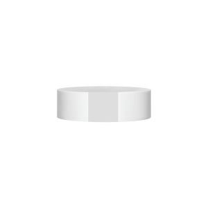 Luxe 10ml and Ego 15ml Shiny White Cap