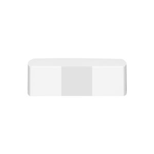 Coperchio quadrato in abs bianco 30ml