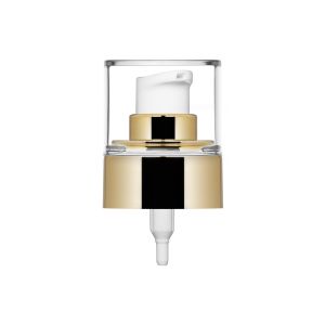 Ice lotion pump metallised glossy gold + cover 24/410