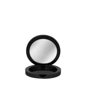 Magnet L Compact powder black glossy with mirrow
