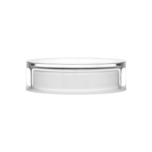 Cover for 30 ml Cipro jar transparent outside and white inside