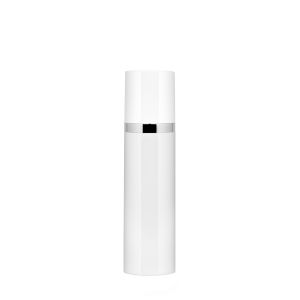 100 ml Airless Mythic glossy white bottle