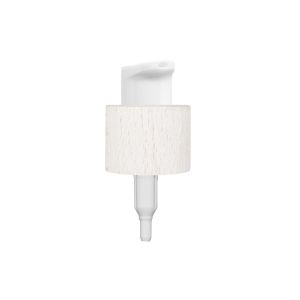 Rewood 20/400 cream pump bleached wood + glossy white actuator