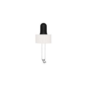 Cuentagotas Rewood madera blanqueada con pipeta de nitrilo negra para Frasco Himiko 30 ml | Pockii 30 ml 