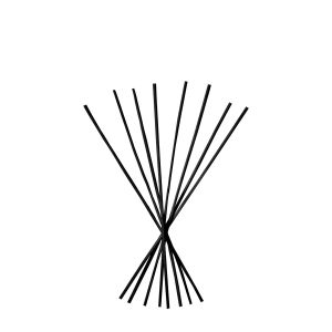 Set 8 Sticks black for Home fragrance glass bottles