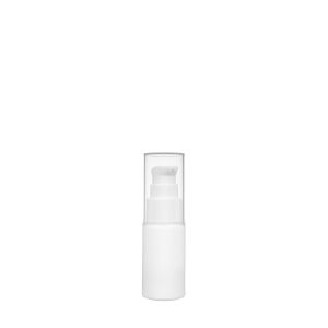Airless 15 ml Flasche Kunststoff weiß glänzend
