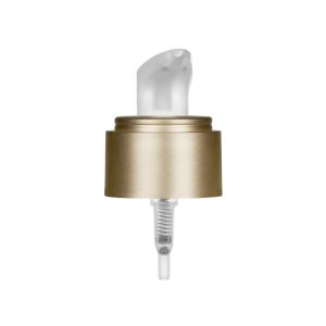 Girotondo Cremepumpe 20/400 gold satiniert lackiert + Cover  (100 100 Länge Tube)
