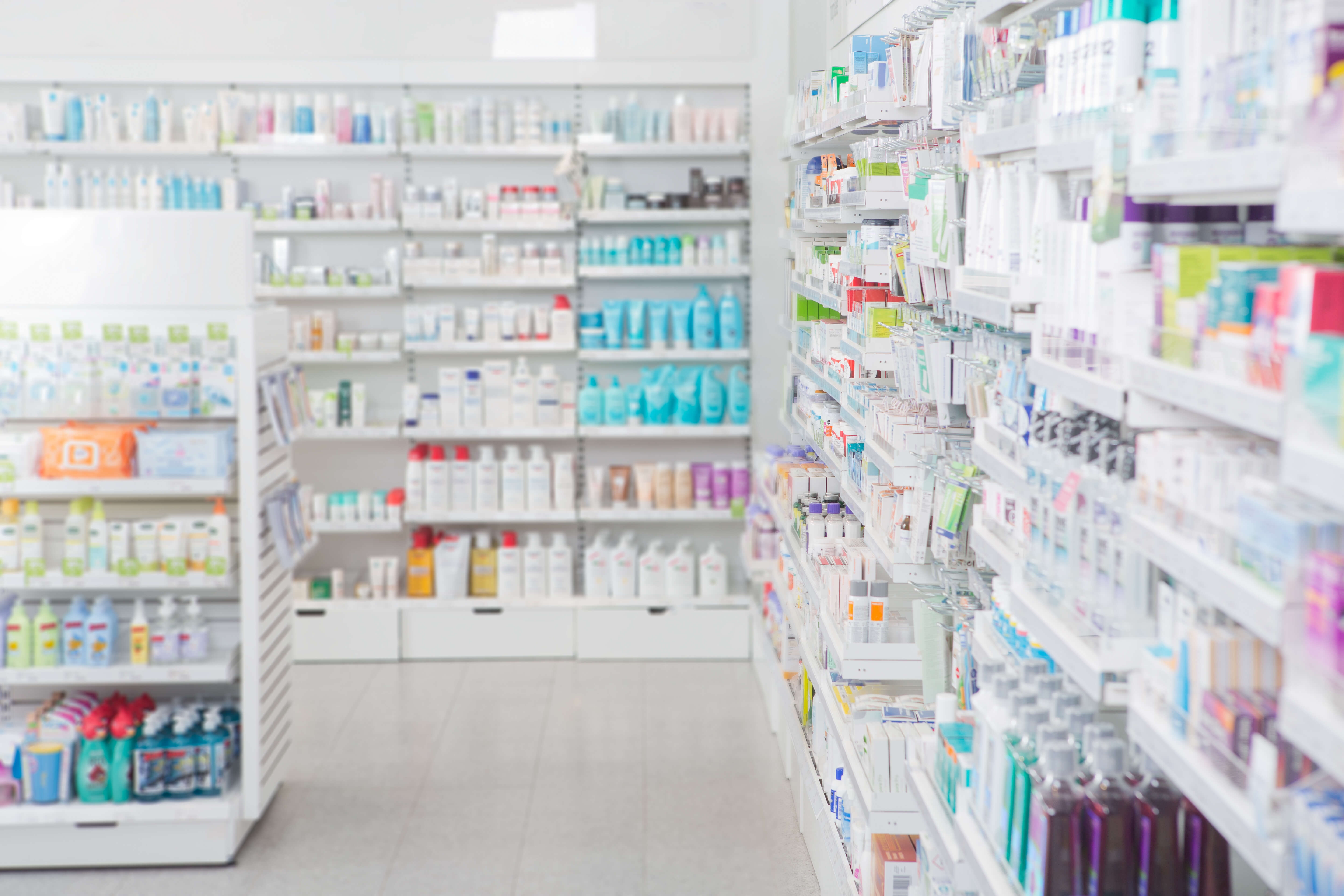 Pharmacy cosmetics shop