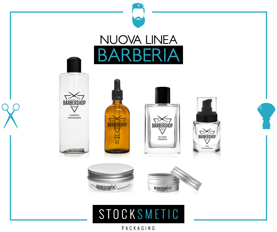 Linea Barberia Stocksmetic Packaging