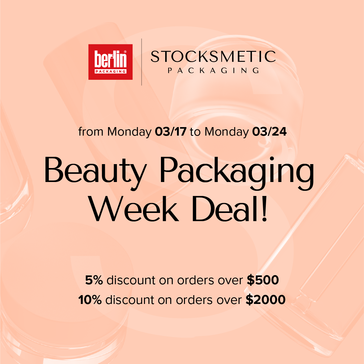 beauty packaging week deal