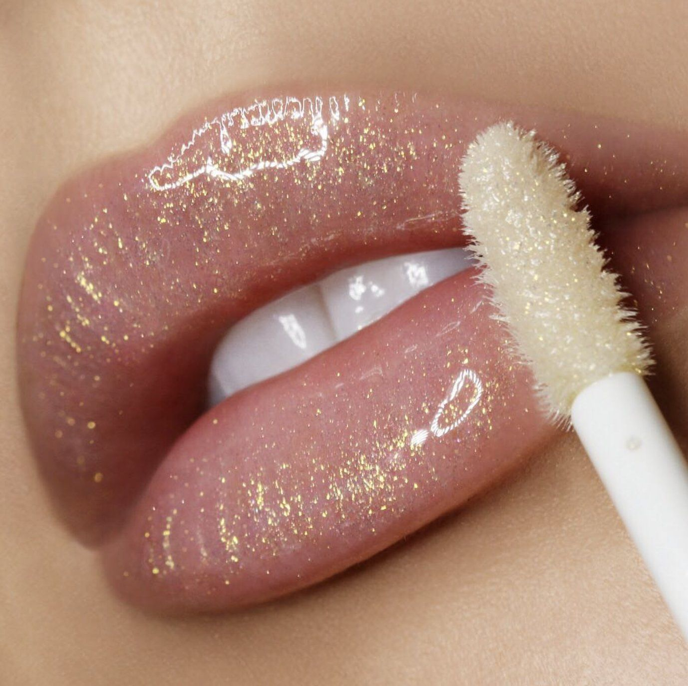 Lip Gloss con glitter