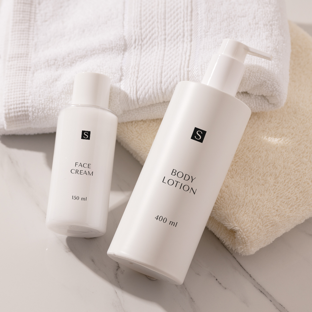 Beauty room collection on Stocksmetic packaging